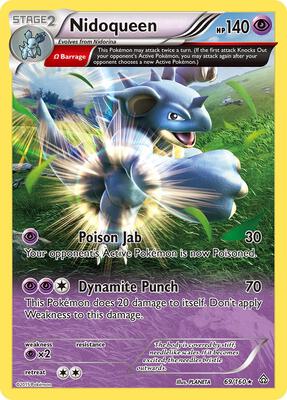 Nidoqueen (Omega) card from XY - Primal Clash