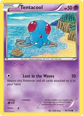 Tentacool card from XY - Primal Clash