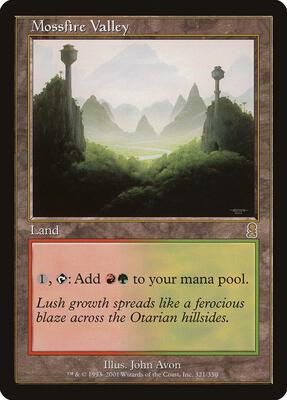 Mossfire Valley card from Odyssey
