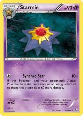 Starmie card from XY - Primal Clash