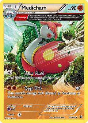Medicham (Omega) card from XY - Primal Clash