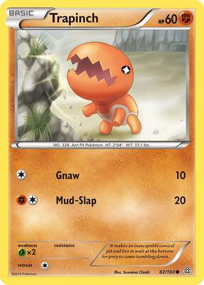 Trapinch card from XY - Primal Clash