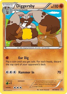 Diggersby card from XY - Primal Clash