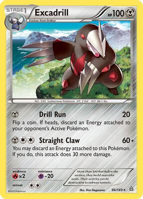 Excadrill card from XY - Primal Clash