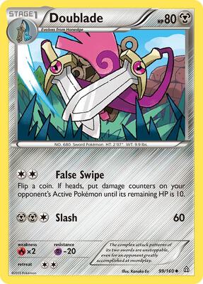 Doublade card from XY - Primal Clash
