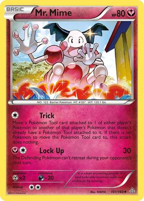Mr. Mime card from XY - Primal Clash