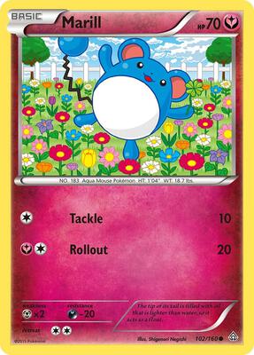 Marill card from XY - Primal Clash
