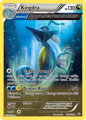 Kingdra (Alpha) card from XY - Primal Clash