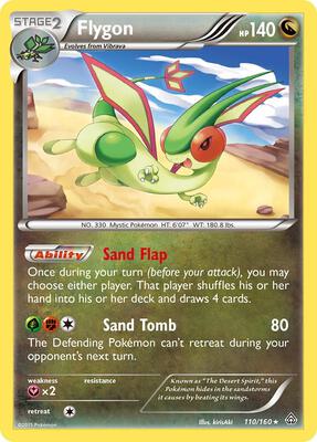 Flygon card from XY - Primal Clash