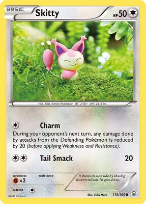 Skitty card from XY - Primal Clash