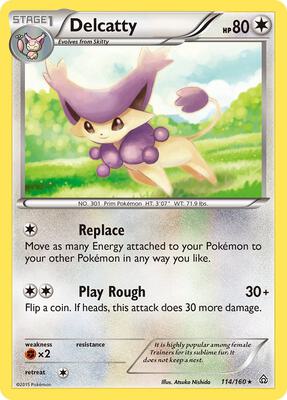 Delcatty card from XY - Primal Clash