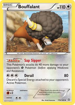 Bouffalant card from XY - Primal Clash