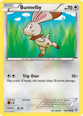 Bunnelby card from XY - Primal Clash