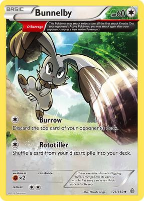 Bunnelby (Omega) card from XY - Primal Clash