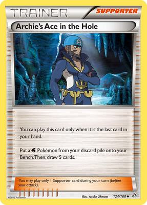 Archie's Ace in the Hole card from XY - Primal Clash