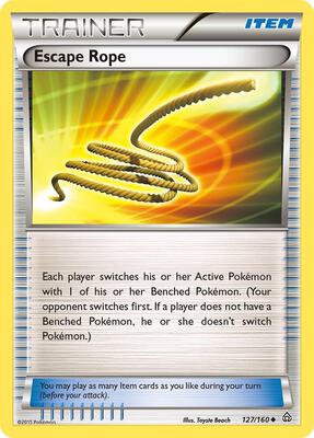 Escape Rope card from XY - Primal Clash