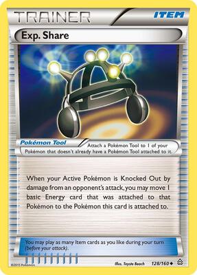 Exp. Share card from XY - Primal Clash