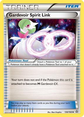 Gardevoir Spirit Link card from XY - Primal Clash