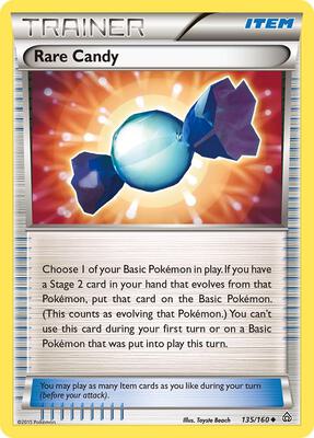 Rare Candy card from XY - Primal Clash