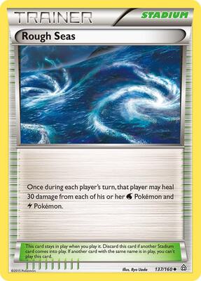 Rough Seas card from XY - Primal Clash