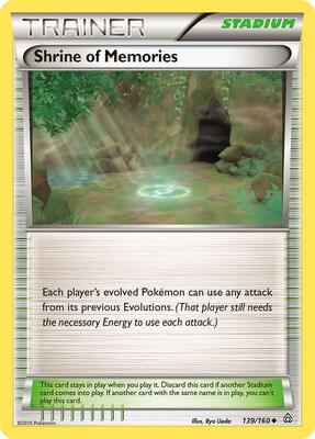 Shrine of Memories card from XY - Primal Clash
