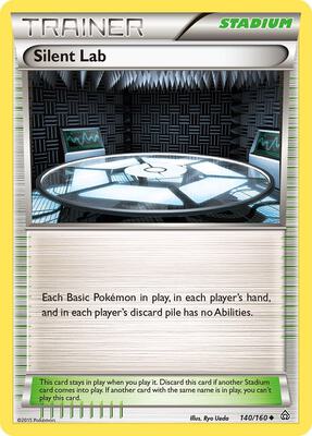 Silent Lab card from XY - Primal Clash