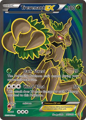 Trevenant EX (145 Full Art) card from XY - Primal Clash