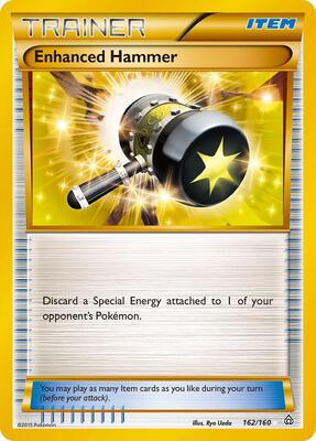 Enhanced Hammer (162 Secret Rare) card from XY - Primal Clash