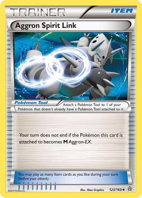 Aggron Spirit Link card from XY - Primal Clash