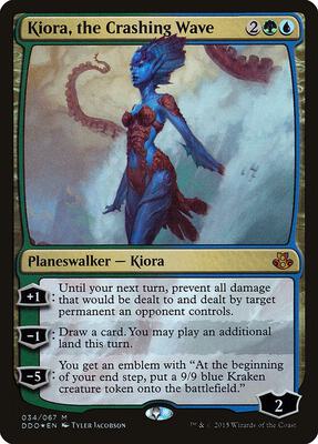 Kiora, the Crashing Wave card from Duel Decks: Elspeth vs. Kiora