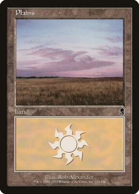 Plains (334) card from Odyssey