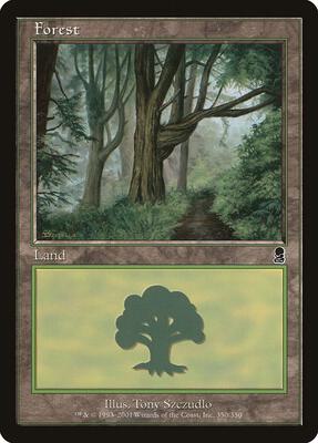 Forest (350) card from Odyssey