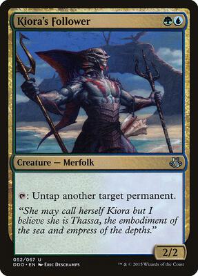 Kiora's Follower card from Duel Decks: Elspeth vs. Kiora