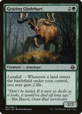 Grazing Gladehart card from Duel Decks: Elspeth vs. Kiora