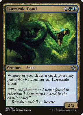 Lorescale Coatl card from Duel Decks: Elspeth vs. Kiora