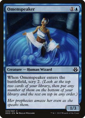 Omenspeaker card from Duel Decks: Elspeth vs. Kiora