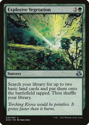 Explosive Vegetation card from Duel Decks: Elspeth vs. Kiora