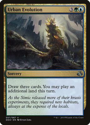 Urban Evolution card from Duel Decks: Elspeth vs. Kiora