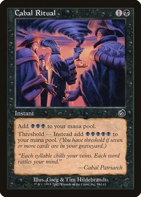 Cabal Ritual card from Torment