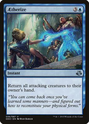 Aetherize card from Duel Decks: Elspeth vs. Kiora