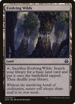 Evolving Wilds card from Duel Decks: Elspeth vs. Kiora