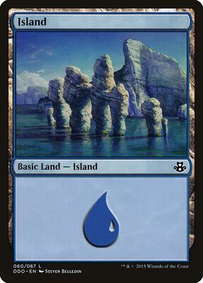 Island (060) card from Duel Decks: Elspeth vs. Kiora