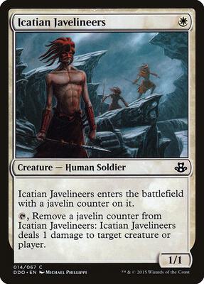 Icatian Javelineers card from Duel Decks: Elspeth vs. Kiora