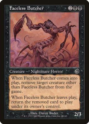 Faceless Butcher card from Torment