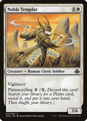 Noble Templar card from Duel Decks: Elspeth vs. Kiora