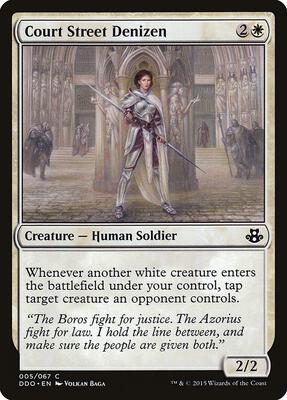 Court Street Denizen card from Duel Decks: Elspeth vs. Kiora