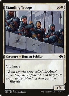 Standing Troops card from Duel Decks: Elspeth vs. Kiora