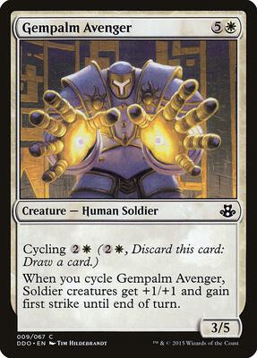 Gempalm Avenger card from Duel Decks: Elspeth vs. Kiora