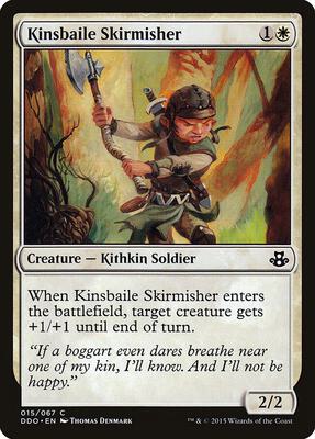 Kinsbaile Skirmisher card from Duel Decks: Elspeth vs. Kiora