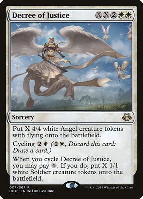 Decree of Justice card from Duel Decks: Elspeth vs. Kiora